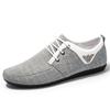 Pantofi ocazional pentru bărbați Pantofi ușori din pânză pentru bărbați Pantofi de conducere pentru bărbați din metal Pantofi de șofer solidi cu șireturi Pantofi pentru bărbați, Zapatillas Hombre 2024