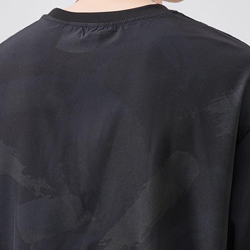 Zhenweis Men's Summer Ice Silk Short Sleeve T-Shirt