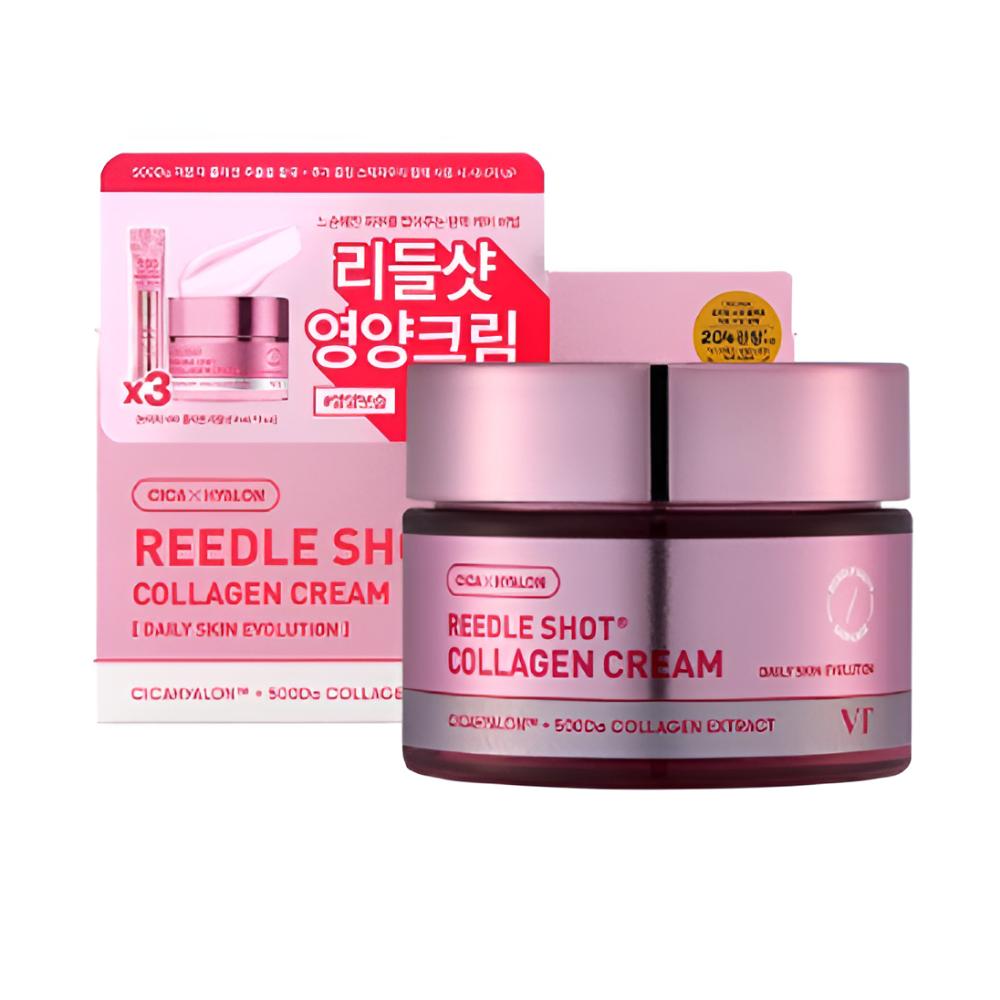 

[VT COSMETICS] Reedle Shot Collagen Elasticity Cream 50ml + Stick Pouch (3 pcs) Set