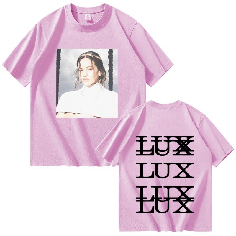 Rosalía LUX Tričko Nové Album Harajuku Grafické Oversized Pánské Dámské Krátký Rukáv Vrcholy Móda Pánské Pohodlné Volné Oblečení Dospívající
