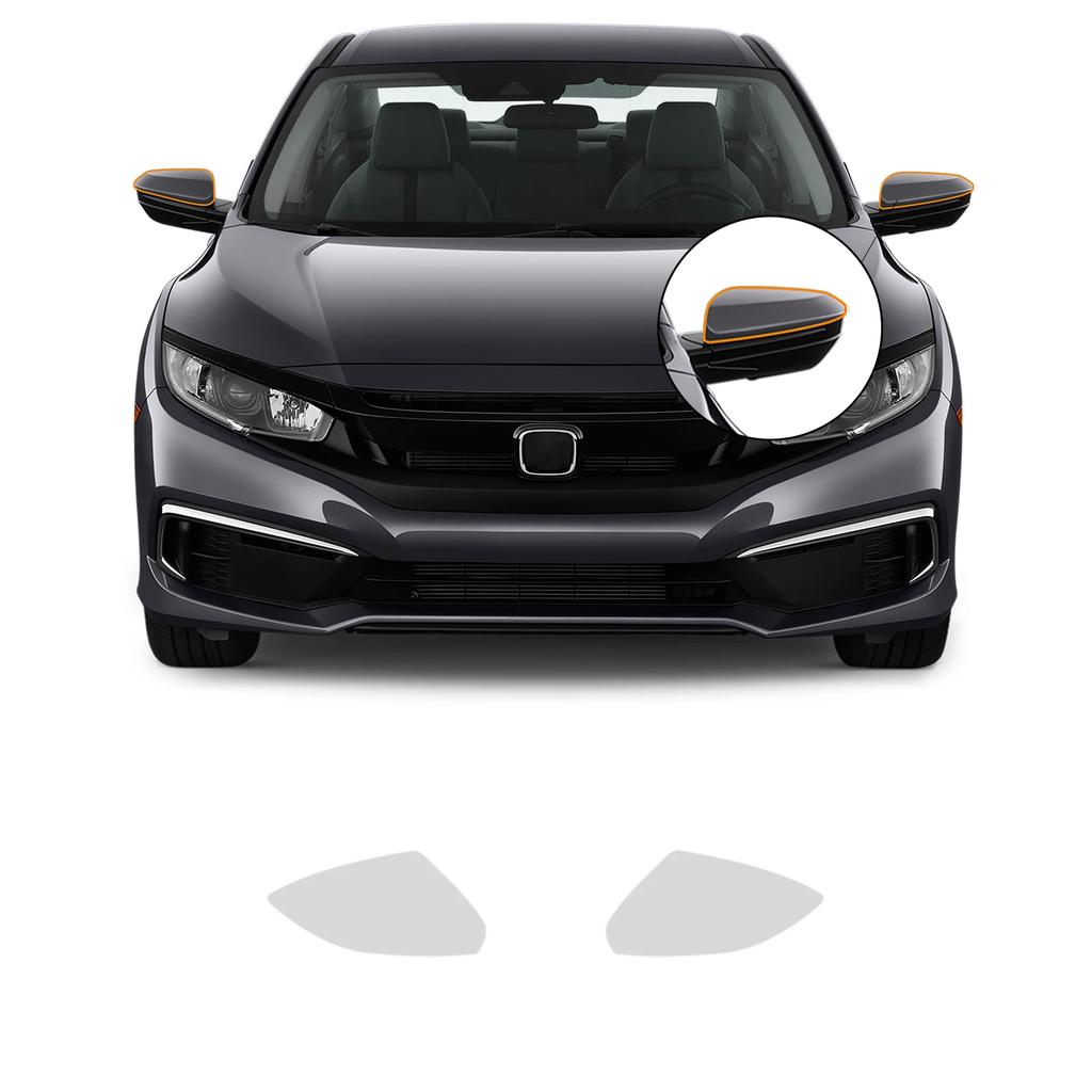 PPF TPU Clear Headlight Car Paint Protection Film 8.5mil Pre Cut For Honda Civic Cic Sedan EX LX Touring Sport 2019-2021