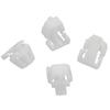 50Pcs White Nylon Car Body Side Molding Clips Retainers Fit for Honda Civic CR-V Pilot Odyssey Auveco A20783 75305S0A003