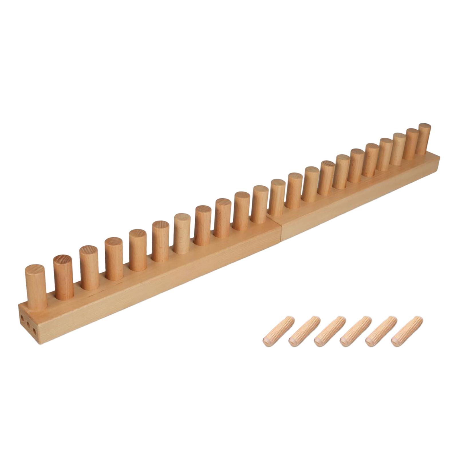 

Wooden Knitting Loom DIY Weaving Sturdy Home Decor 30.2 inch Long Reusable Beginners DIY Throw Blankets Gift