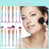 Tragbares 6 7 10-teiliges Meerjungfrauenflossen-Make-up-Pinselset in lebhaften Farben für eine einfache Schönheitsroutine