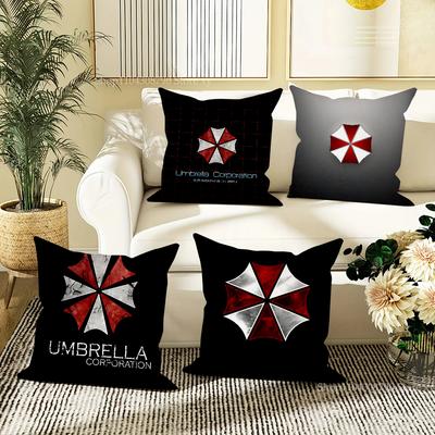 Poszewka na poduszkę z gry Resident Evil firmy Umbrella Corporation Modna kwadratowa poszewka na poduszkę Pokój sypialny Pokój dzienny Pokrowiec na poduszkę do wypoczynku
