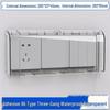 Waterproof Bathroom Socket Cover for Shower & Water Heater Protection