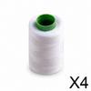 6xColorful Sewing Thread for Home Use, Cotton Hand Thread, Multicolor Spool White 1