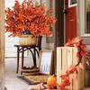 5Pcs Artificial Flowers Fall Fake Plants Home Wedding Centerpiece Table Thanksgiving Party Autumn Room Decorations