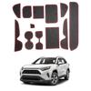 SHAOHAO 2025 New Toyota RAV4 5th Generation PHV Interior Rubber Pocket Easy To RAV4 Accessory Interior Parts Mats, Mats, Non-Slip, Scratch-Resistant,