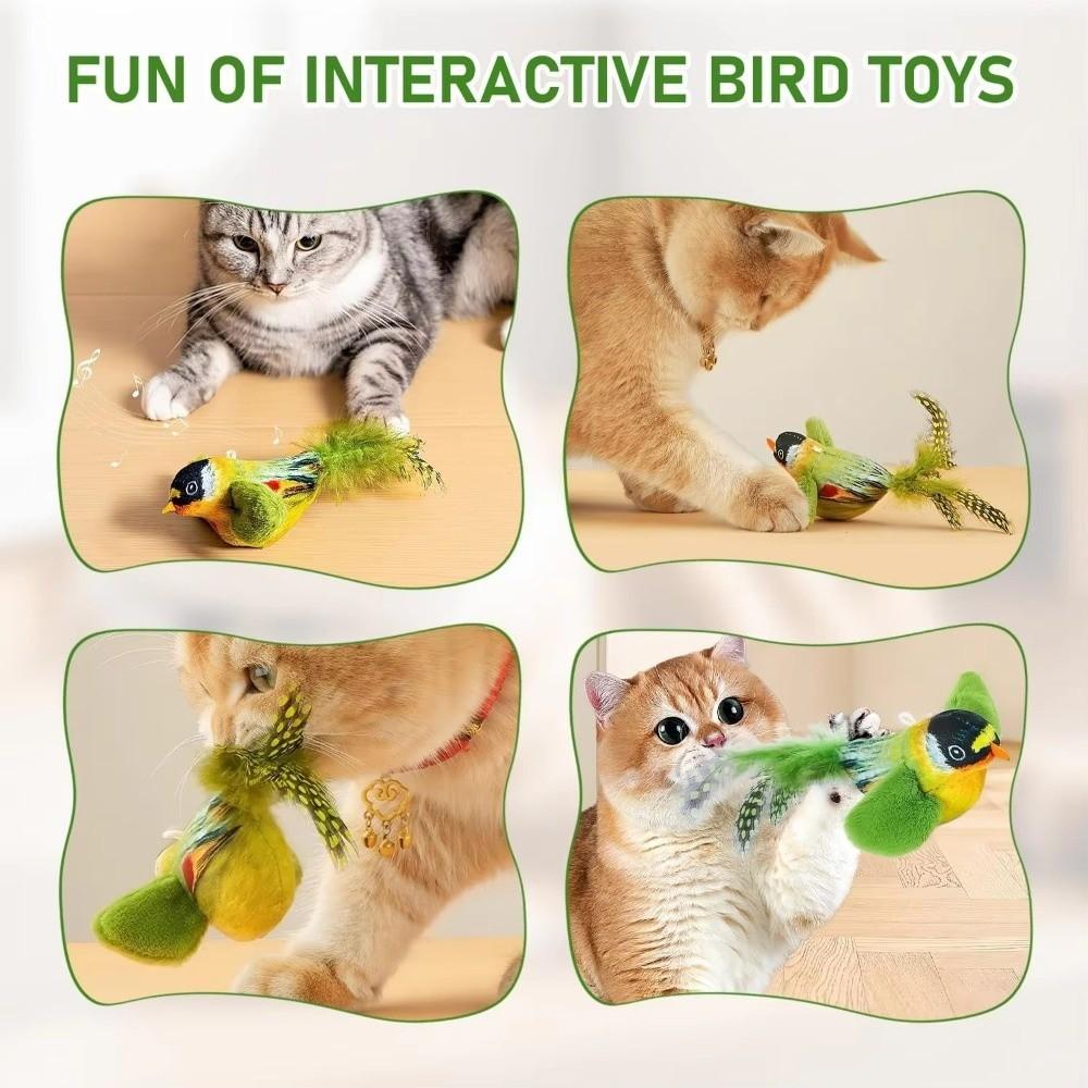 Self-entertainment Simulation Bird Interactive Cat Toys for Cats Kitten Toy