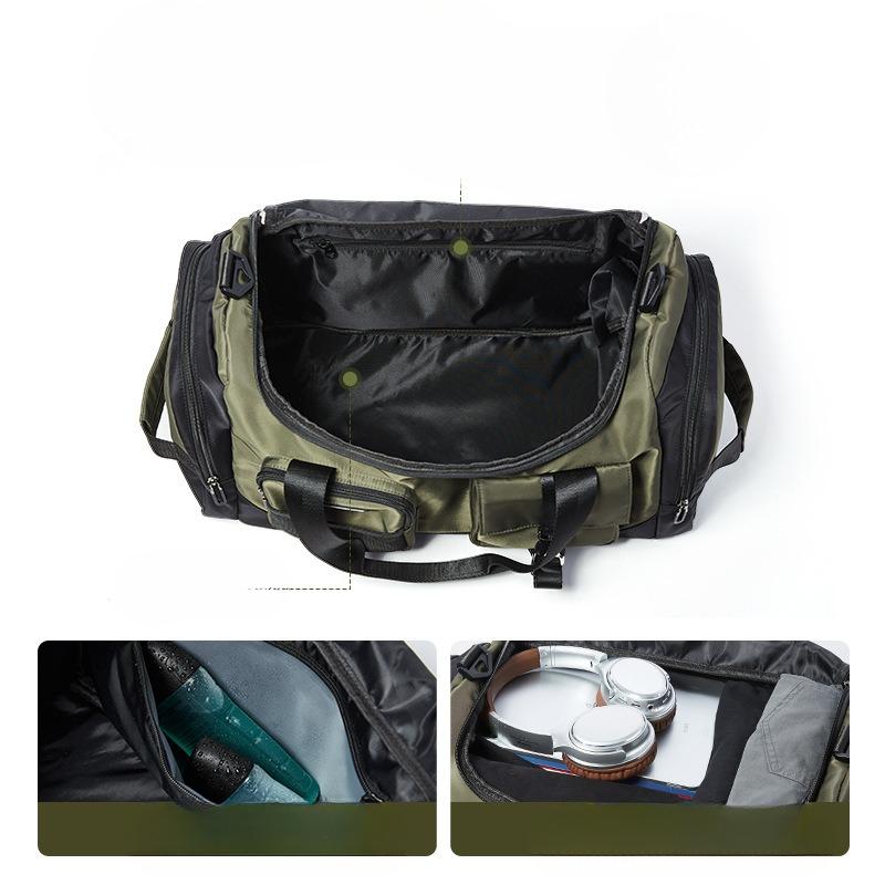 Travel Bag Backpack Men's Satchel Large Capacity Fitness Bag Carrying Duffel Bag Outdoor Hiking Bag