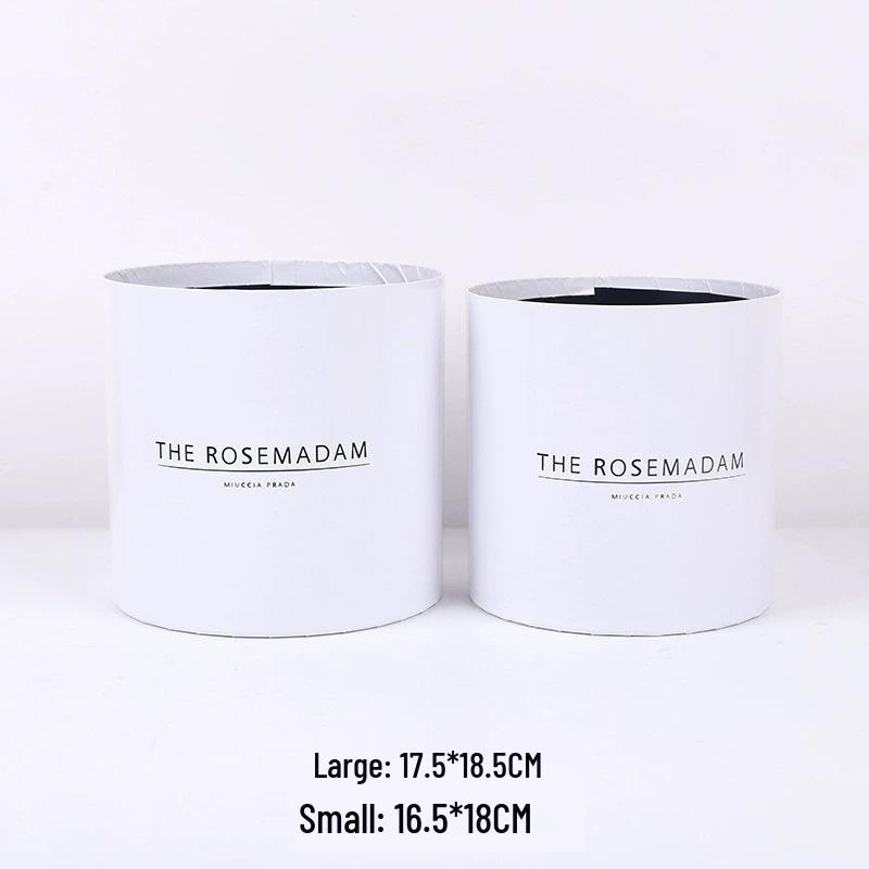 

Waterproof Silver Round Flower Box for Fresh Bouquets - DIY Floral Materials