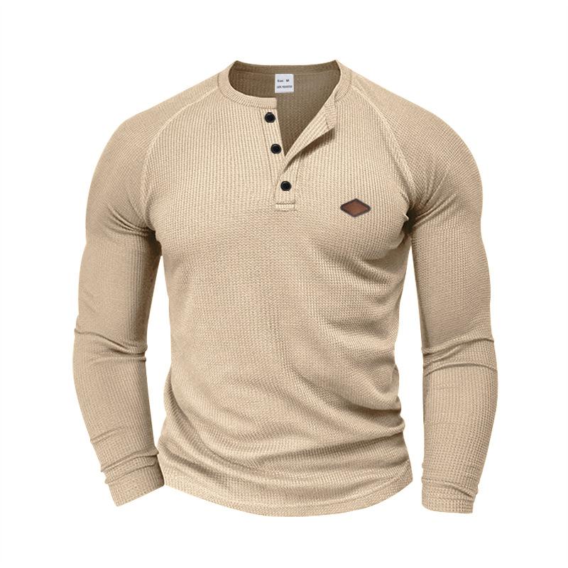 Men's Long Sleeve T-shirt Casual Spring and Autumn Thin Quick Drying T-shirt