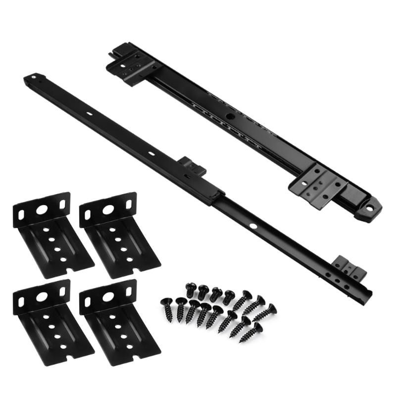 High Capacity Under Desk Keyboards Tray with Quiet Slide Rail Simple Installation Keyboards Mounting for Any Work Space
