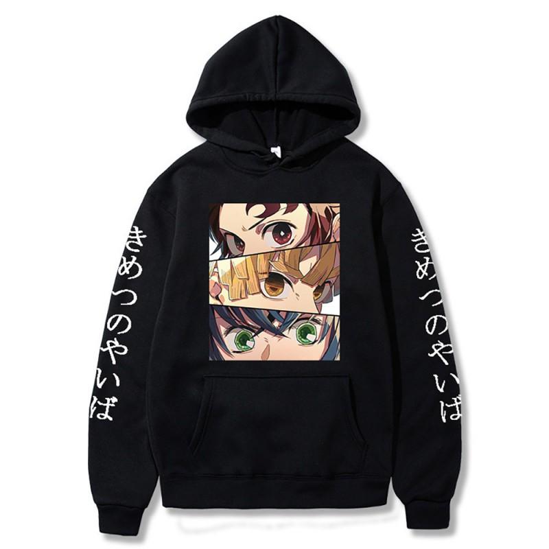Demon Slayer Hoodie Kimetsu No Yaiba Nezuko Cosplay Sweatshirt Unisex Winter Warm Oversized Pullover