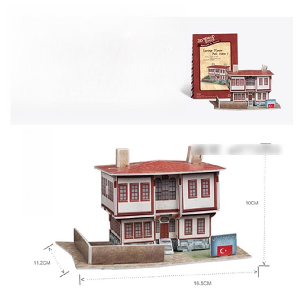 DIY 3D-головоломка из бумаги, собранная модель, головоломка, обучающие игрушки, детская головоломка, детская архитектура T60