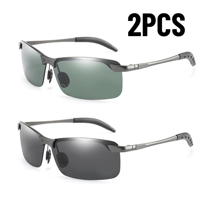 1/2PCS Night Vision Glasses Anti-Glare Driving Sunglasses for Men Women Outdoor Sport Goggles Day Night Eyewear