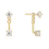 2025 New French-Style Versatile Rhinestone & Sterling Silver Earrings for Women