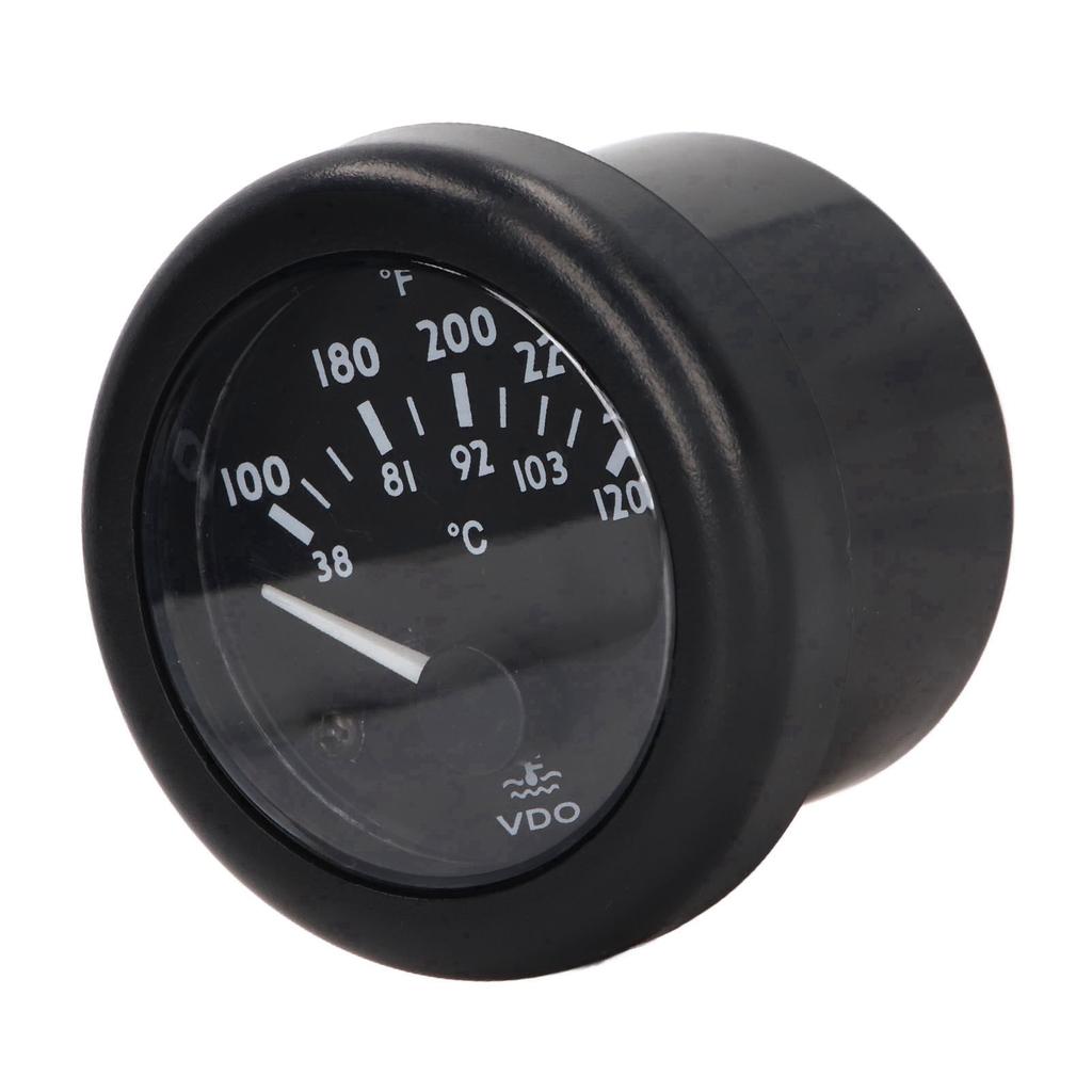 Generator Water Temperature Gauge Pointer Type 52mm Electromagnetic Water Temperature Meter 12V