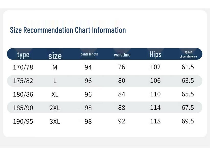 Fengxun Men's Thickened Elastic Waist Casual Pants FX27583