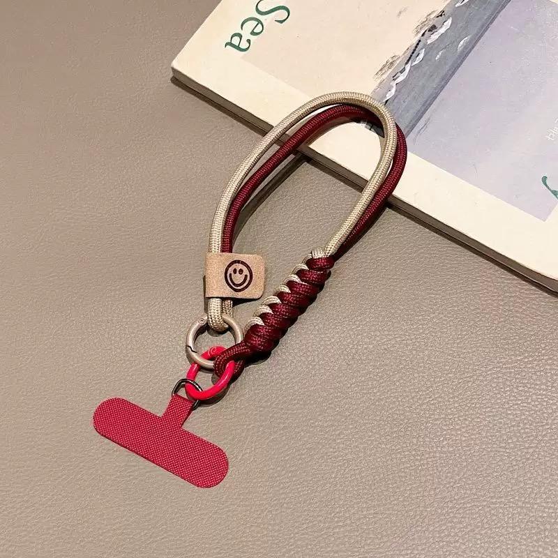 Handy-Lanyard Luxuriöses Geflochtenes Handgelenk-Handy-Lanyard Handheld-Anhänger Sturzsicher Multifunktionales Armband