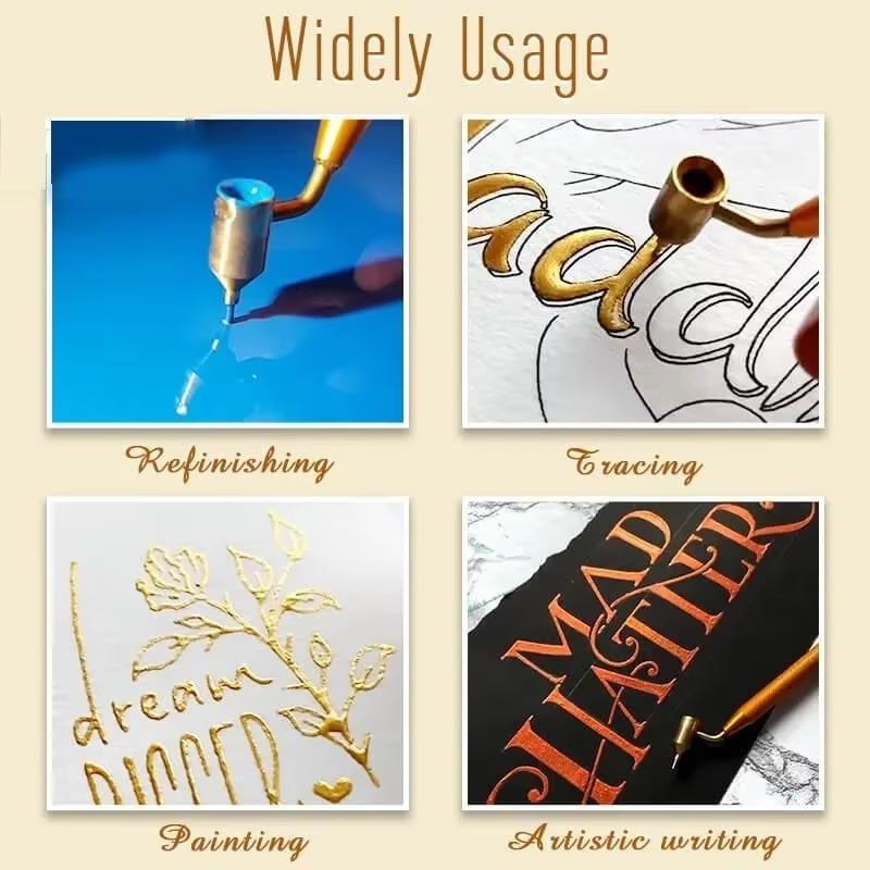 Detail Fine Line Fluid Writer Paint Smear Pen Tilt Precision Marking Pen for Rock Chips Car Scratch Repair Touch Up Paint