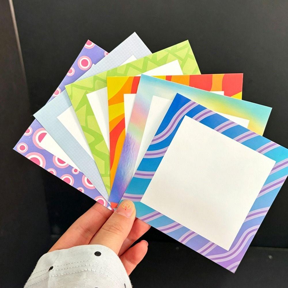 6/12Pcs Assist Aligning Diamond Painting Release Film Protective Frame Reusable Protective Frame Cover 6 Patterns 10cm