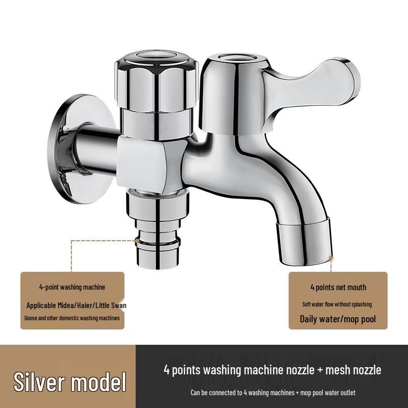 

TLXT Balcony Mop Sink Faucet with Spray Gun