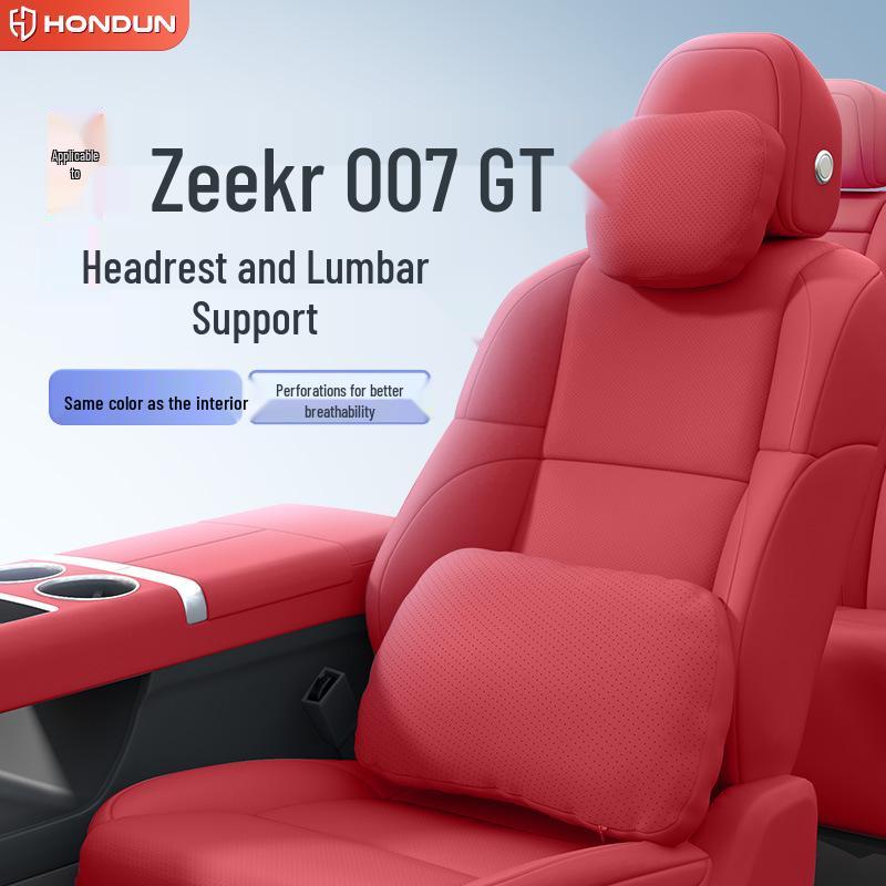 Zeekr 007 GT Headrest & Lumbar Support Neck/Waist Protection Set for Car Interior Enhancement