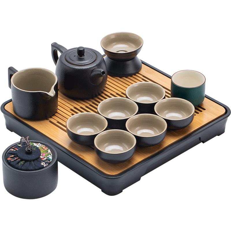 Jingdong Black Pottery Kung Fu Tea Set