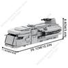MOOXI Weltraumkrieg Panzer Modell Bausteine DIY Diorama Erwachsene Kinder Spielzeug Bausteine Set Montessori Geschenke Raumdekoration