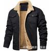 New Autumn and Winter, Men's Jacket, Velvet Cotton Tooling Casual Jacket Men's Coat