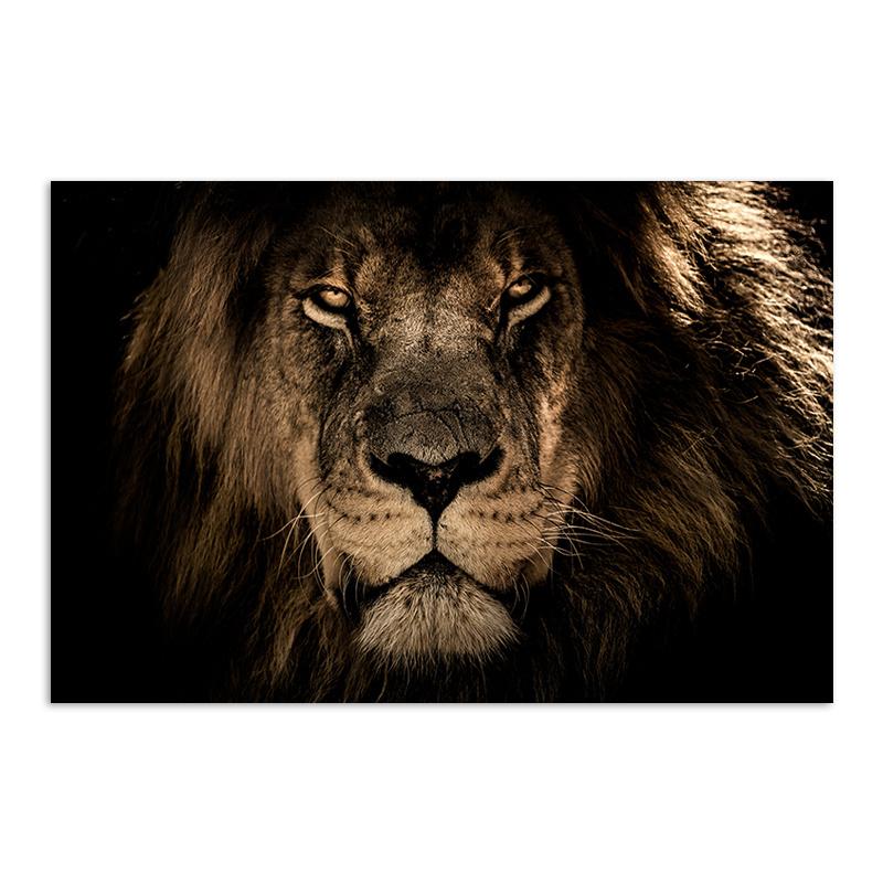 

Безрамный настенный постер с африканскими львами, настенный холст, холст, картина для гостиной, спальни, домашний декор 15.7*23.6in