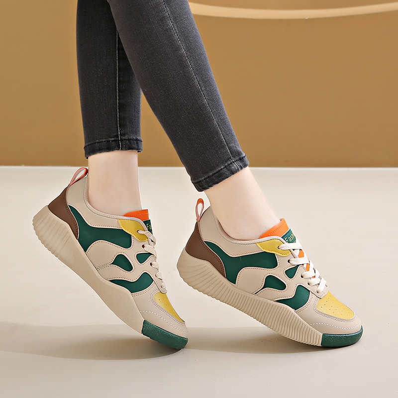 Fashion Ete Road Running Shoes For Women Bling Green High Boots Booty Shoes Sneakers Sport Aestthic Choes Basket Genuine Brand