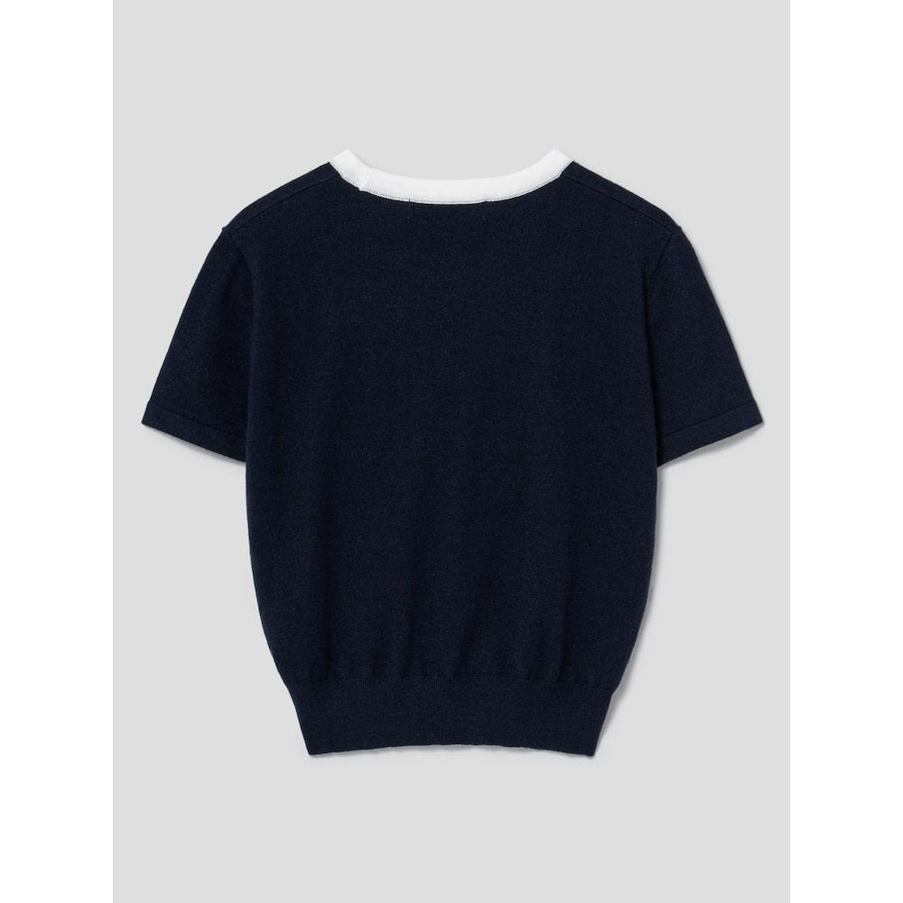 8SECONDS Lettering Short Sleeve Pullover Navy (324751Lybr)