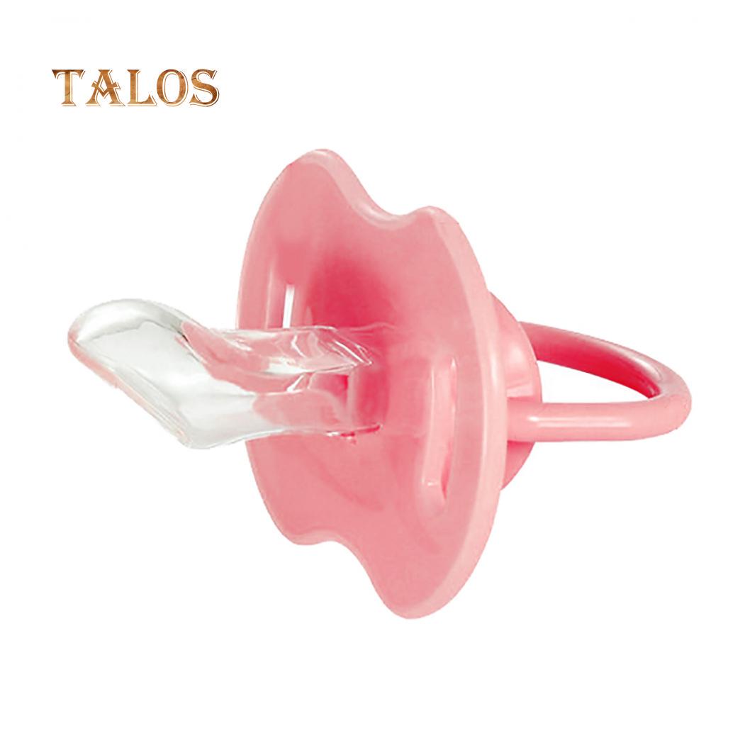 

TALOS детская безопасная силиконовая пустышка-пустышка для прорезывания зубов соска для сна соска для большого пальца розовый