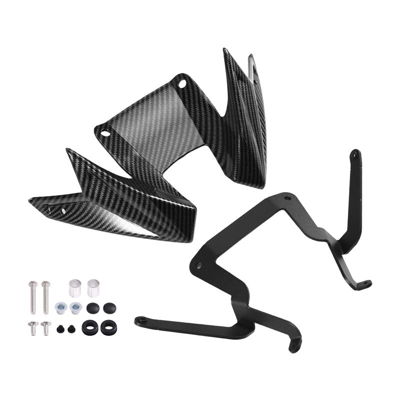 For Honda CB500 Hornet CB 500 2024 2025 Front Motorcycle Wing Spoiler Downforce Aerodynamic Fairing Winglets Carbon