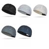 1Pcs Fashion Summer Adjustable Docker Beanies Hat Mesh Breathable Brimless Melon Skin Hat Outdoor Hip Hop Sailor Landlord Cap