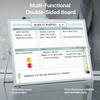 Marsrock Whiteboard, Plain Weekly Planner, Double-Sided, Freestanding, A3 Size, Desktop, Magnetic
