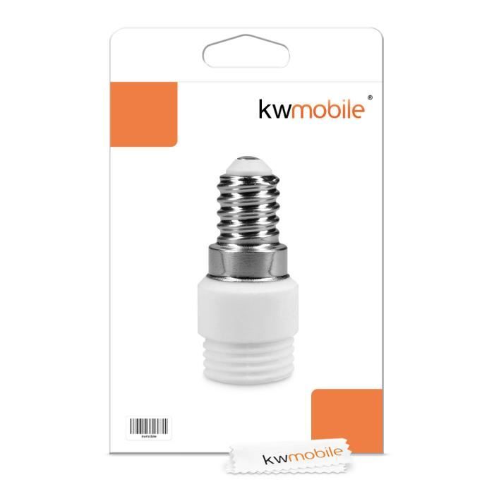 Kwmobile 5x Adaptateur De Douille - Convertisseur Douilles E14 Vers G9 - Adaptateur De Support De Lampe Culot Baïonnette Pour Ampoul