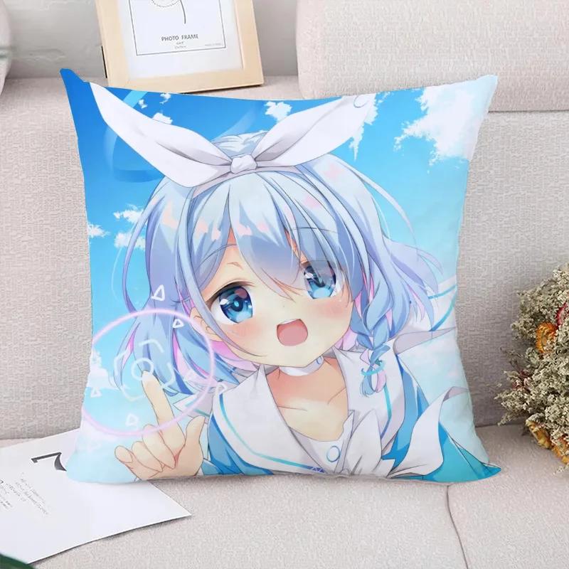 Cushion Cover  Blue Archive Couple Pillow Pillowcases  Decorative Pillowcase  Covers for Bed Pillows Pilow Cases