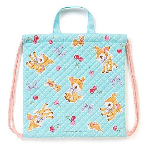 Sanrio Humming Mint Quilted Hand String Drawstring Bag (Cherry)