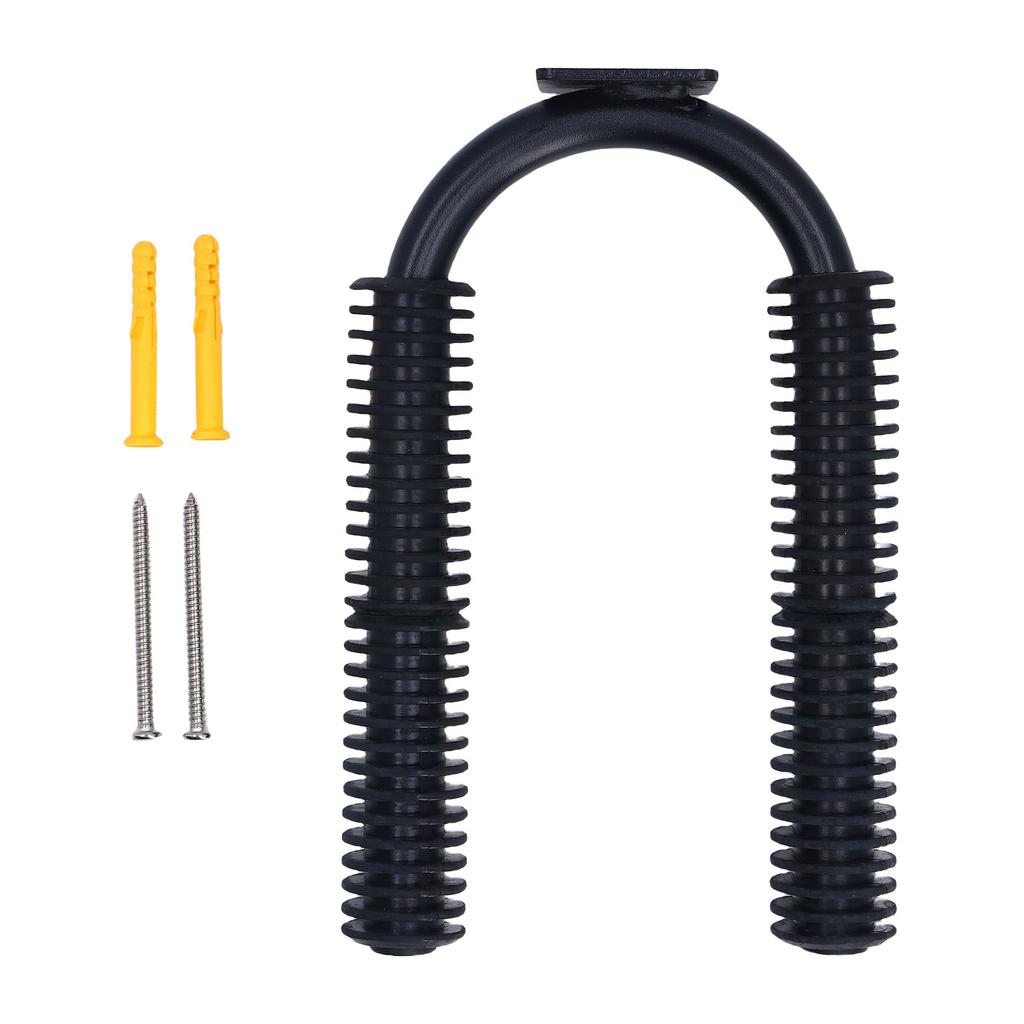 Kayak Paddles Storage Rack Wall Mount Sturdy Metal Oar Holder Hanger for Paddle Board Canoe Dragon Boat Paddles Black