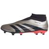 New Predator League Laceless Fg Platinum Metallic Aurora Black Turbo IF6331