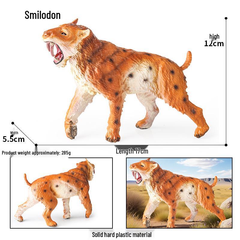 Wildlife Elephant Simulation Toy: African & Asian Elephant Model for Children
