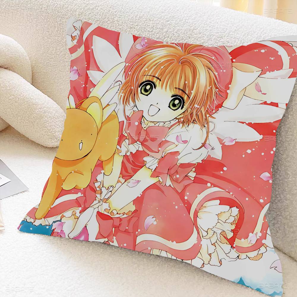 Cardcaptor Anime Sakura Personalized Picture Text Home Decorative Pillows Household Gifts Xcm