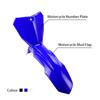 LINGQI RACING Motorcycle Front Fender With Number Plate Fairing Cover For 49cc Mini Dirt Pit Bike Kids Motocross Minimoto