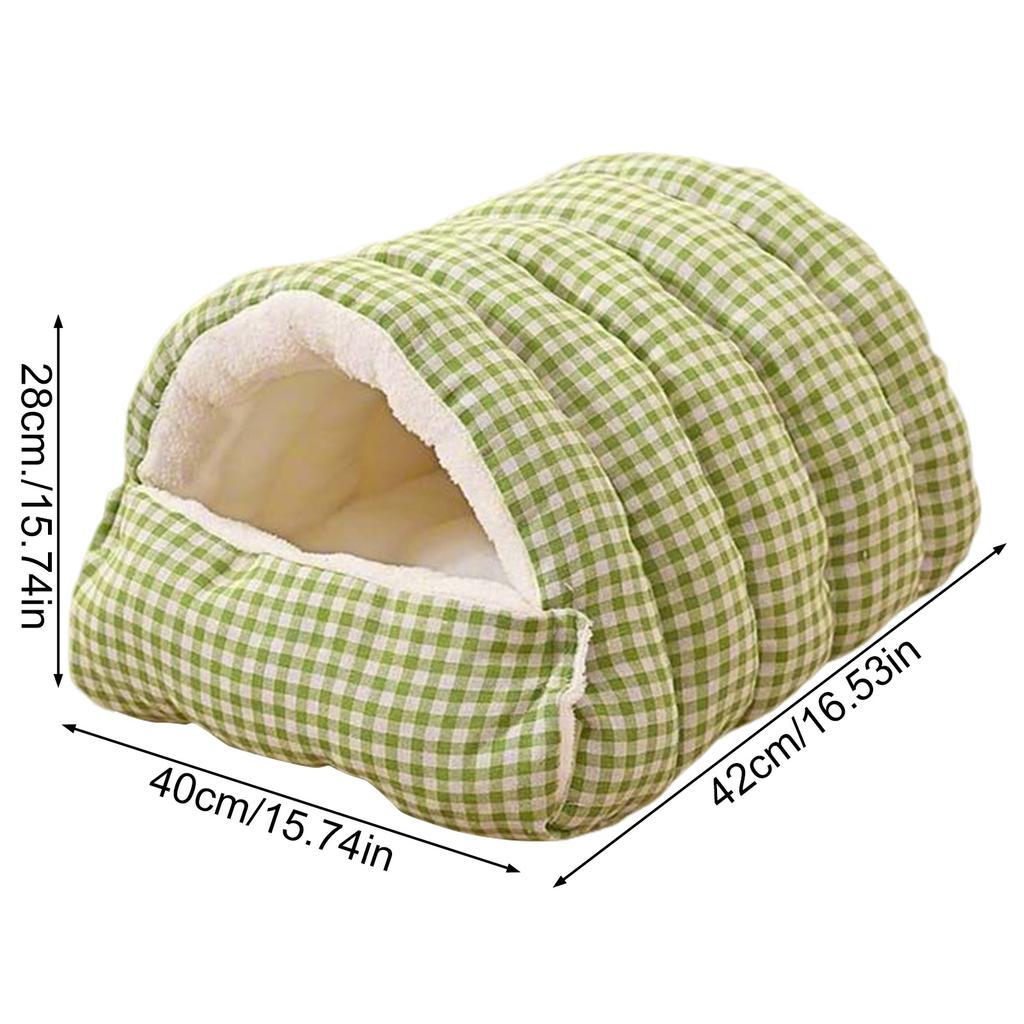 Căsuță Paturi Animale de Companie Pluș Moale Închisă Lavabilă Pat Animale de Companie Fund Îngroșat Termic Cald Confortabil Cuib Animale de Companie Pentru Câini Mici Medii Pisici