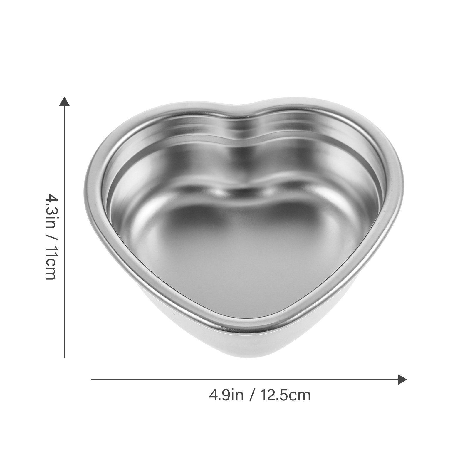 

Heart Shaped Stainless Steel Snack Dish Elegant Decorative Serving Platter for Desserts Candies Appetizers Western Dining Home