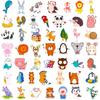 100 Cute Small Animal Stickers Cartoon Diy Waterproof Small Animal Doodle Stickers Notebook Decoration Stickers
